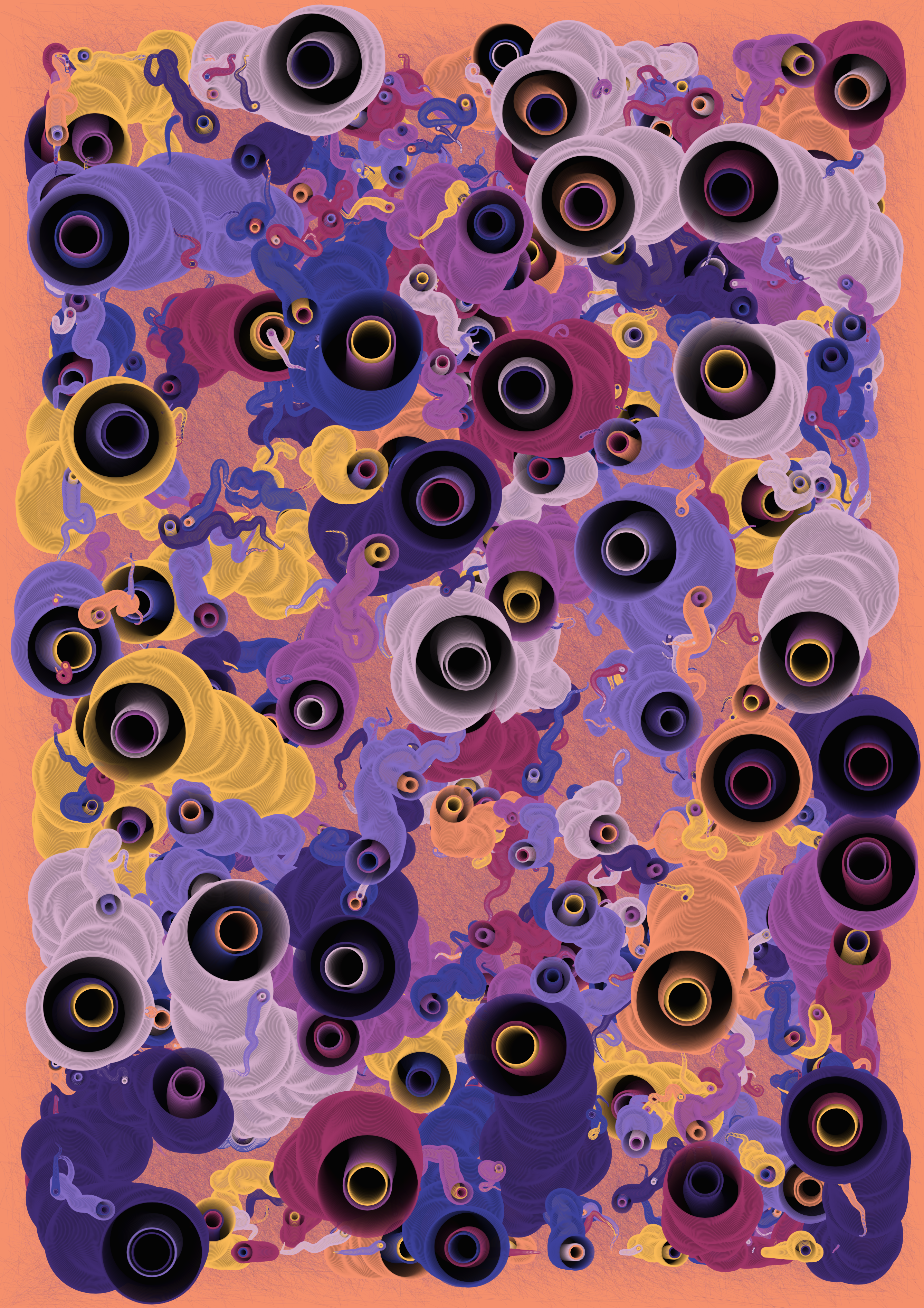 Clew #198 - translucent, middle core