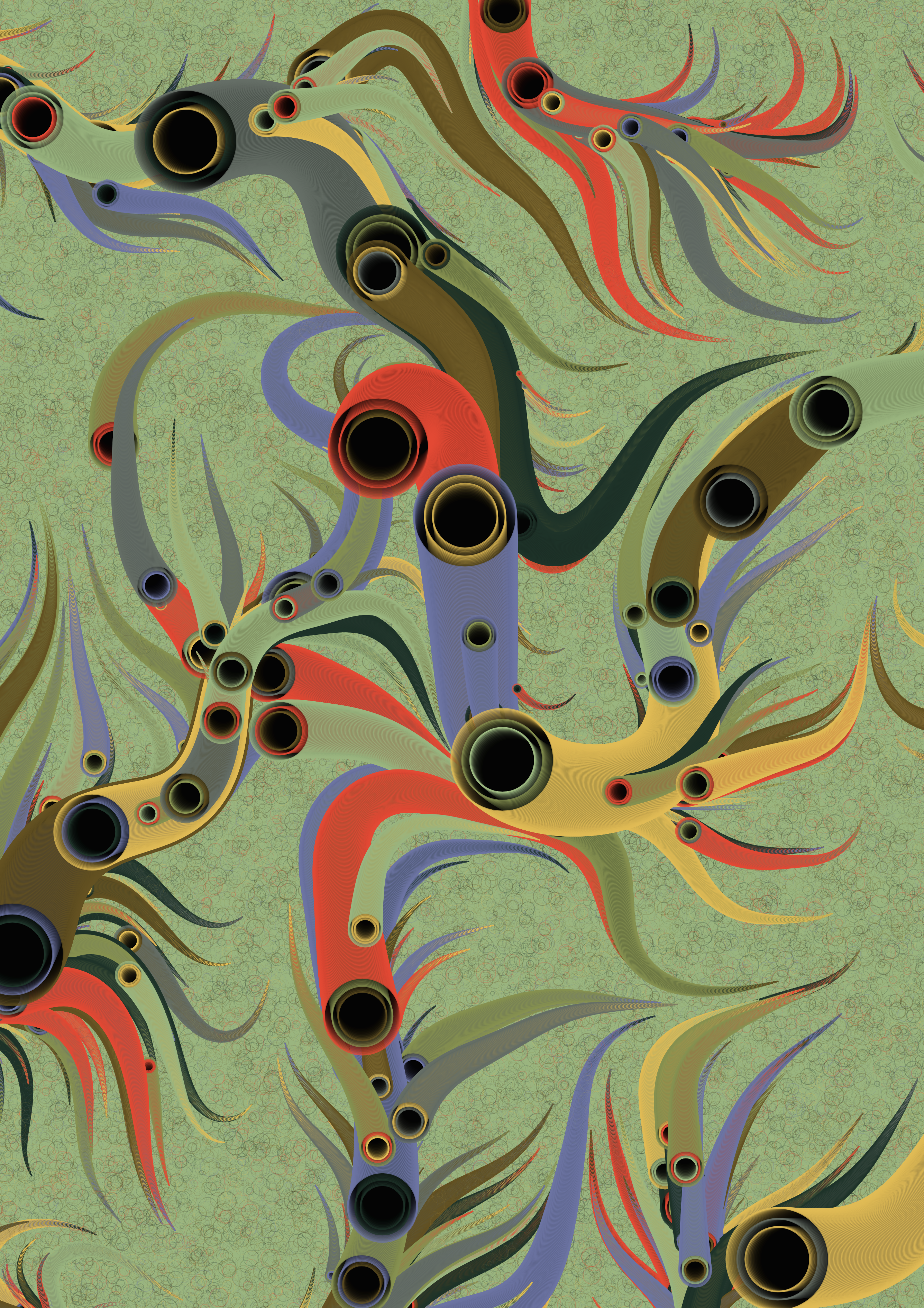 Clew #316 - frothy background